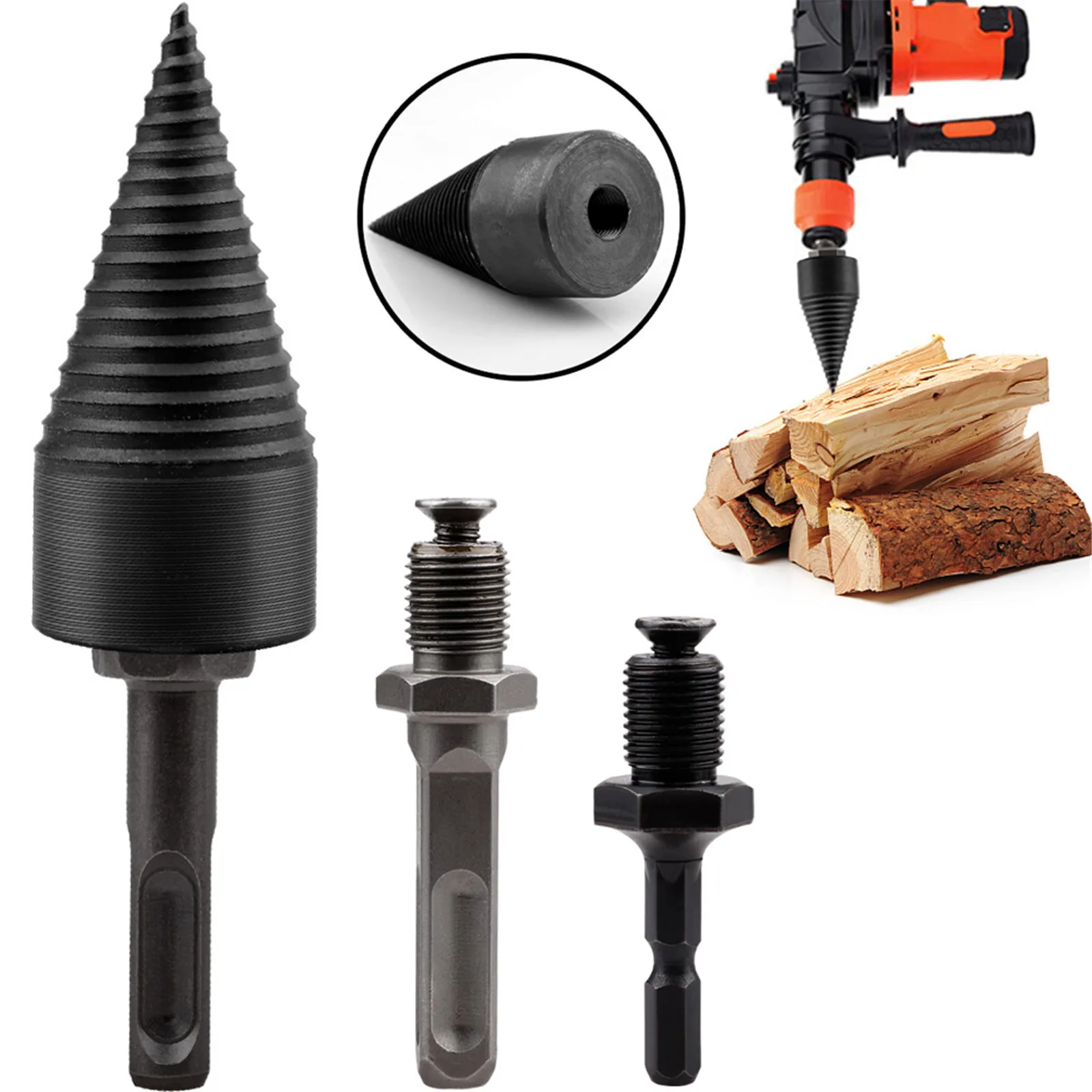 Firewood Splitter Machine Drill Bits Wood Cone Reamer Punch Driver Step Drill Bit Split Drilling Tools Woodworking Tools
Firewood Splitter Machine Drill Bits Wood Cone Reamer Punch Driver Step Drill Bit Split Drilling Tools Woodworking Tools