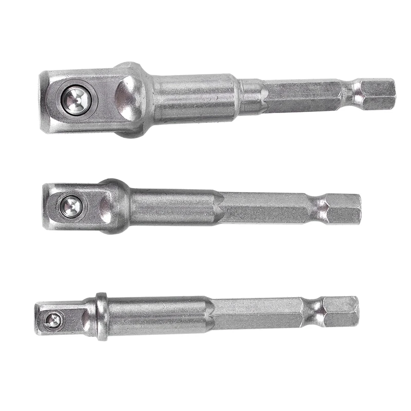 3 шт./компл. 1/4 дюйма, 3/8 дюйма, 1/2 дюйма, шестигранный адаптер для дрели, торцевой ключ, удлинитель, бит 65-72 мм
3 шт./компл. 1/4 дюйма, 3/8 дюйма, 1/2 дюйма, шестигранный адаптер для дрели, торцевой ключ, удлинитель, бит 65-72 мм