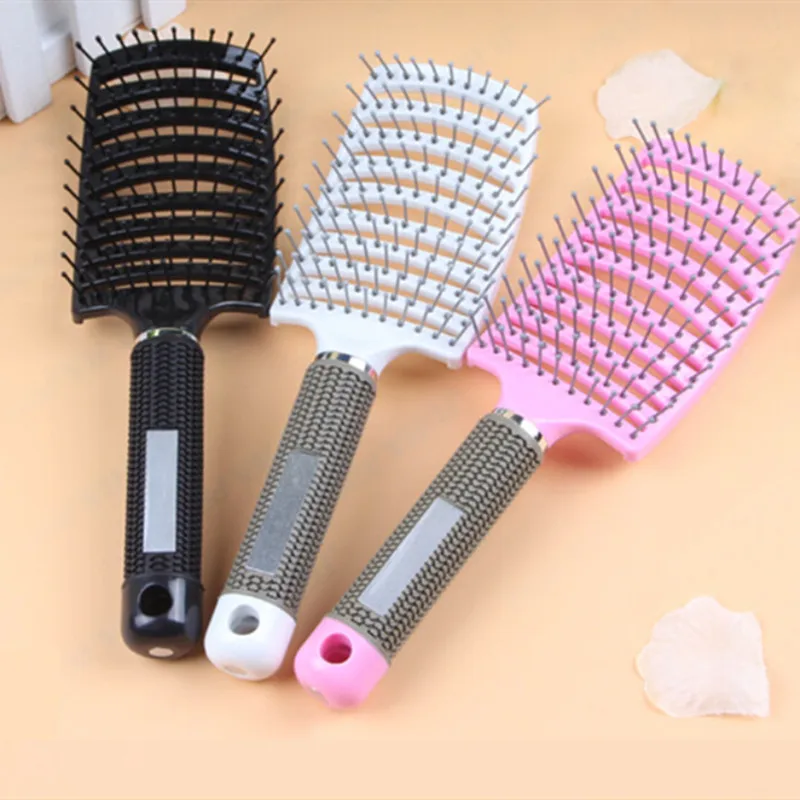 Plastic Hair Scalp Massage Comb Bristle & Hairbrush Wet Curly Detangle Hair Brush For Salon Hairdressing Styling Tools
Plastic Hair Scalp Massage Comb Bristle & Hairbrush Wet Curly Detangle Hair Brush For Salon Hairdressing Styling Tools