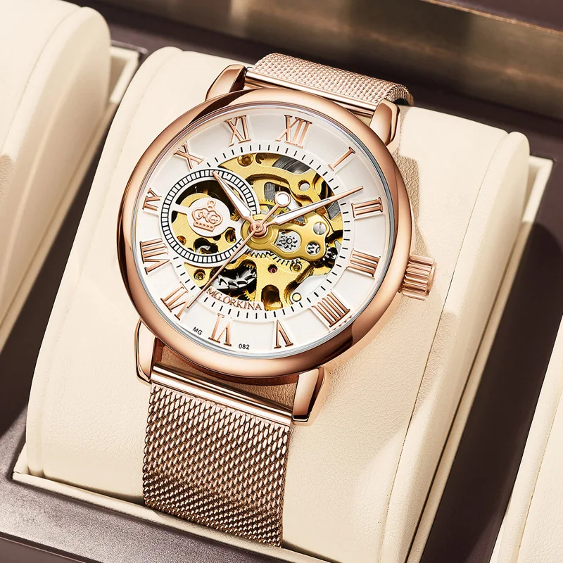 Ouqina famous brand manufacturer directly sells new steel strip hollowed out full-automatic mechanical fashion women's Watch
Ouqina famous brand manufacturer directly sells new steel strip hollowed out full-automatic mechanical fashion women's Watch