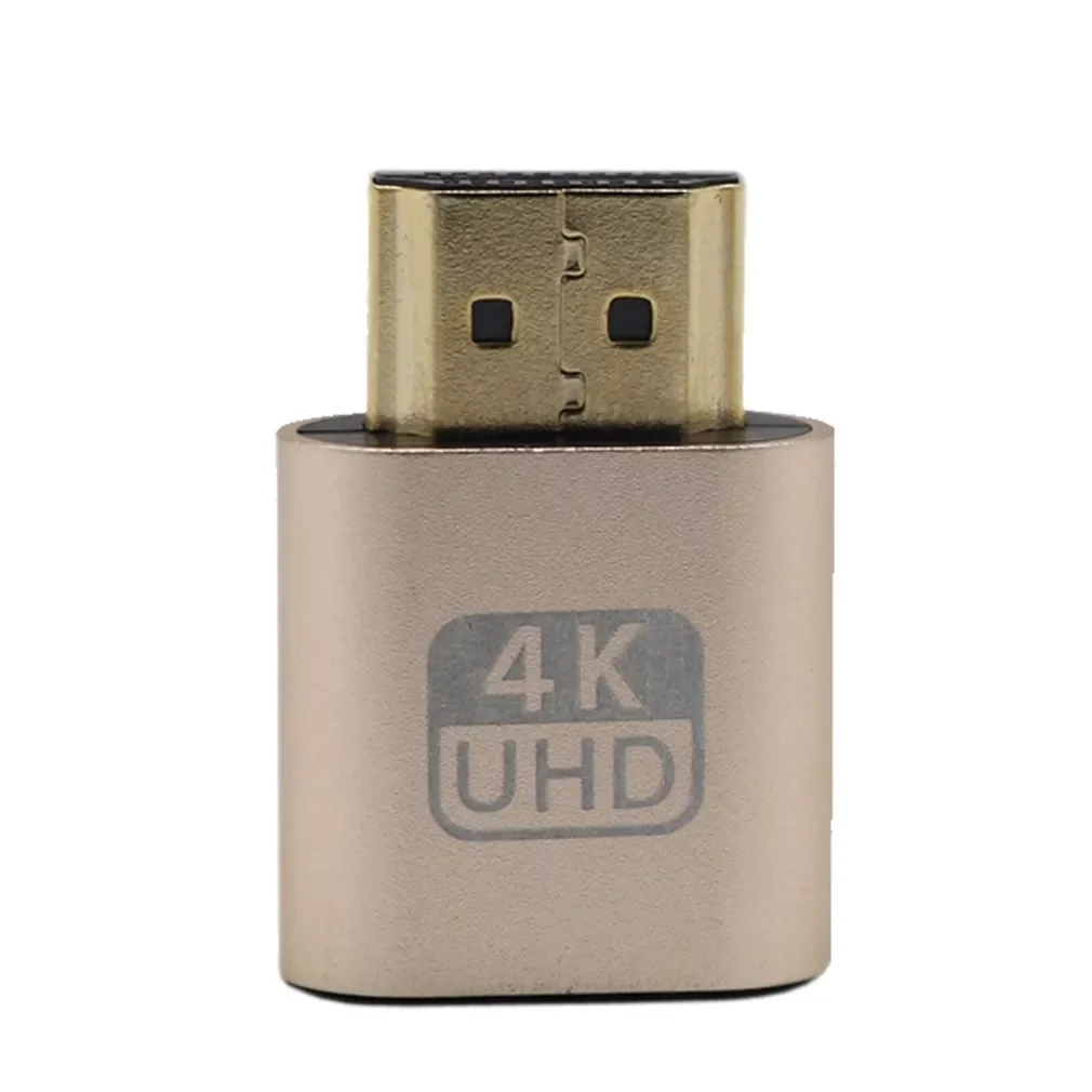 1pcs VGA Virtual Display Adapter HDMI-compatible DDC EDID Dummy Plug Display Emulator Video card Lock plate Support 1920x1080P
1pcs VGA Virtual Display Adapter HDMI-compatible DDC EDID Dummy Plug Display Emulator Video card Lock plate Support 1920x1080P