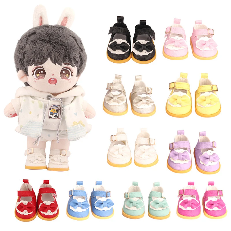 

Cute 5cm PU Leather Bow Doil Shoes Boots For 14 Inch American&EXO Doll 5cm Mini Shoes Accessories For 32-33 Russia DIY 1/6 Doll
