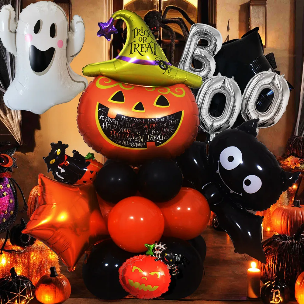 Halloween Decorations Ghost Pumpkin Balloon Spider Foil Ballon Happy Halloween Kids Toys Horror Skull Skeleton Halloween Globos
Halloween Decorations Ghost Pumpkin Balloon Spider Foil Ballon Happy Halloween Kids Toys Horror Skull Skeleton Halloween Globos