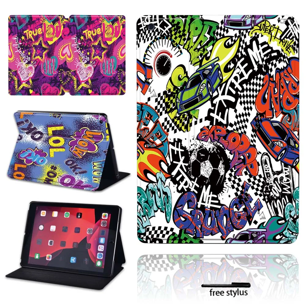 Case for Apple Ipad 2020 8th Generation Anti-fall Funda Pu Leather Tablet Case for Ipad 8th 10.2inch with Graffiti Pattern
Case for Apple Ipad 2020 8th Generation Anti-fall Funda Pu Leather Tablet Case for Ipad 8th 10.2inch with Graffiti Pattern