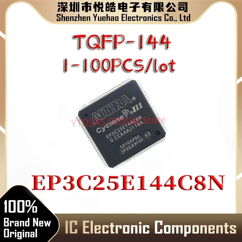 1-100pcs EP3C25E144C8N EP3C25E144C8 EP3C25E144 EP3C25E EP3C25 EP3C IC MCU QFP-144 Chip
1-100pcs EP3C25E144C8N EP3C25E144C8 EP3C25E144 EP3C25E EP3C25 EP3C IC MCU QFP-144 Chip