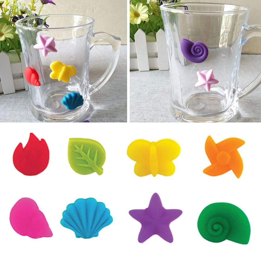 8pcs Decorative Accessories Drink Markers Glass Marker Cup Silicone Label Dedicated Cup Marker
8pcs Decorative Accessories Drink Markers Glass Marker Cup Silicone Label Dedicated Cup Marker