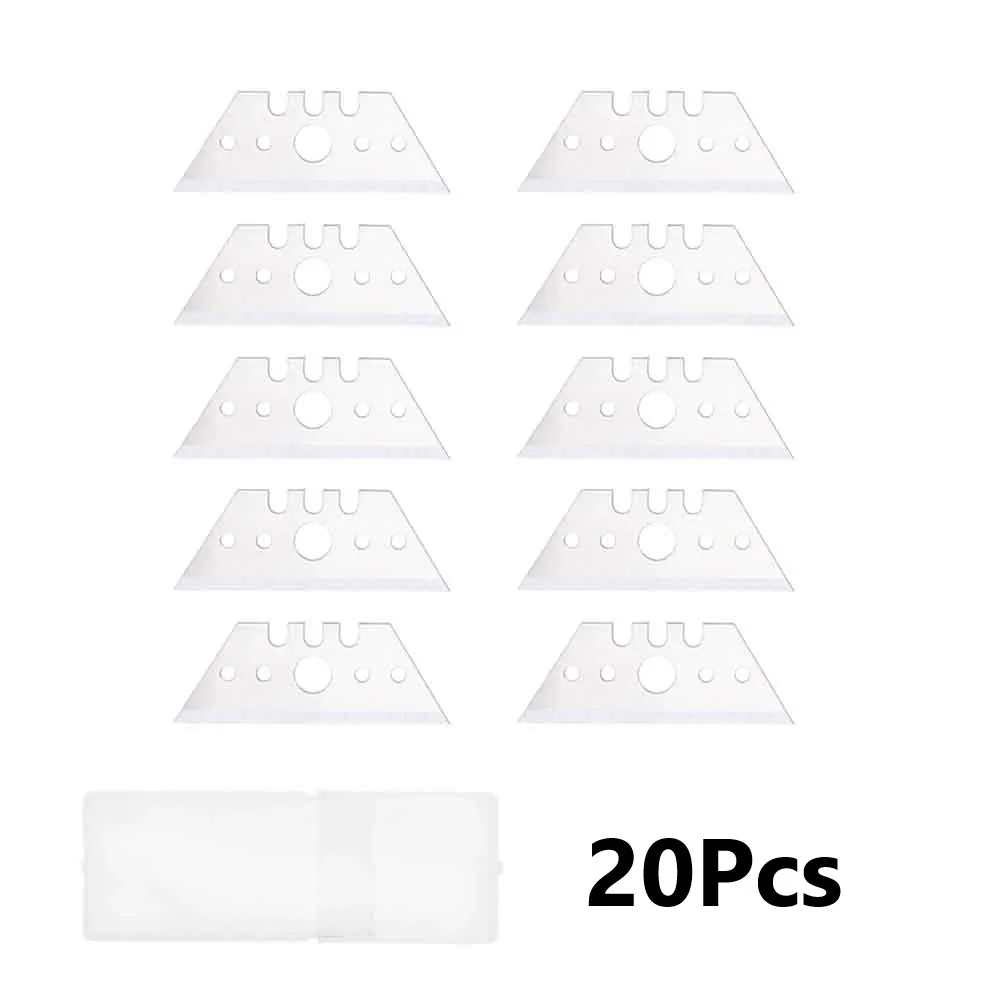 20PCS Multifunction Trapezoidal Blade 60# Carbon Steel Replacement Blade For Art Craft Home Decoration Hand Cutter Tools
20PCS Multifunction Trapezoidal Blade 60# Carbon Steel Replacement Blade For Art Craft Home Decoration Hand Cutter Tools