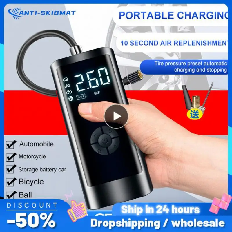 Multifunctional Digital Inflatable Pump Wireless Smart Car Inflator Electric Wireless Portable With Digital Display Car Air Pump
Multifunctional Digital Inflatable Pump Wireless Smart Car Inflator Electric Wireless Portable With Digital Display Car Air Pump