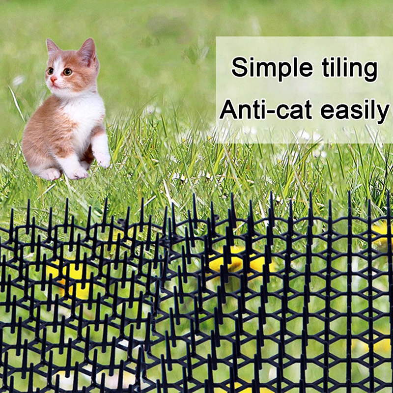 Square Anti Climbing Safty Cleates Garden Anti-Cat Spikes Sting Mat Cat Repellent Netting Balcony Pet Repeller
Square Anti Climbing Safty Cleates Garden Anti-Cat Spikes Sting Mat Cat Repellent Netting Balcony Pet Repeller