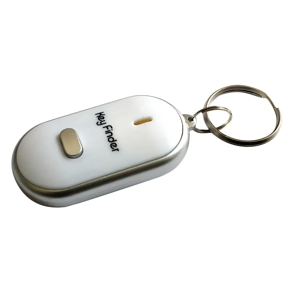 

Anti-Lost Key Finder Smart Find Locator Keychain Whistle Beep Sound Control LED Torch Portable Car Key Finder