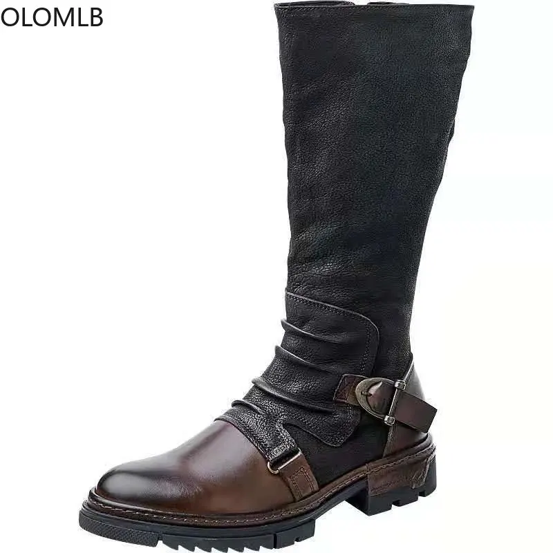 Men Thigh-High Riding Boots Almond Toe Mid-Calf Side Buckle Flat Boots Plus Size
Men Thigh-High Riding Boots Almond Toe Mid-Calf Side Buckle Flat Boots Plus Size
