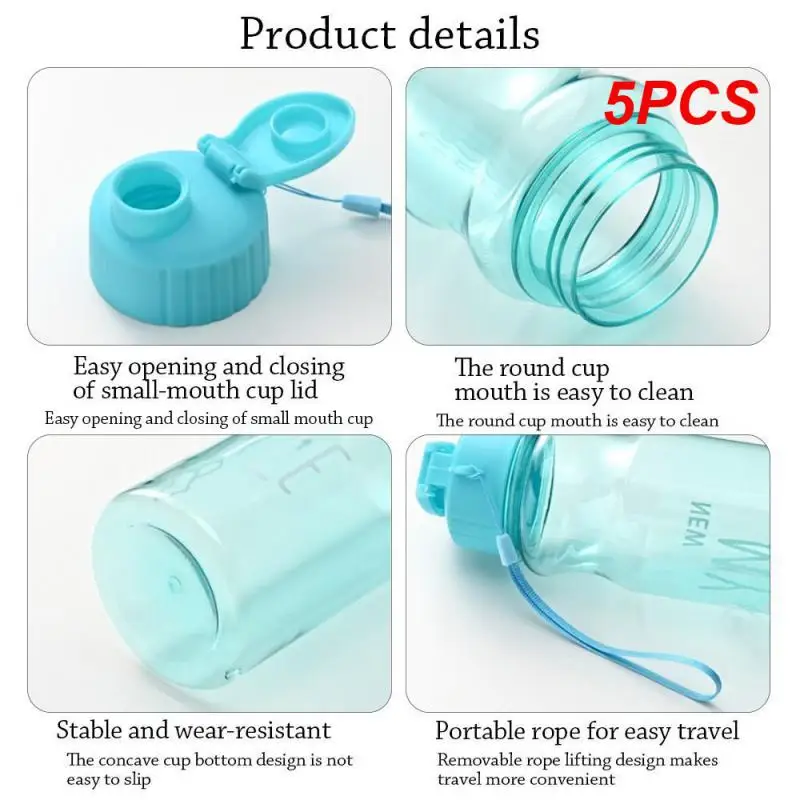 5PCS Water Cup Sport Water Bottle Couple Water Cup Plastic Portable Water Container Anti-drop Outdoor Rope Water Bottl Gift Mug
5PCS Water Cup Sport Water Bottle Couple Water Cup Plastic Portable Water Container Anti-drop Outdoor Rope Water Bottl Gift Mug