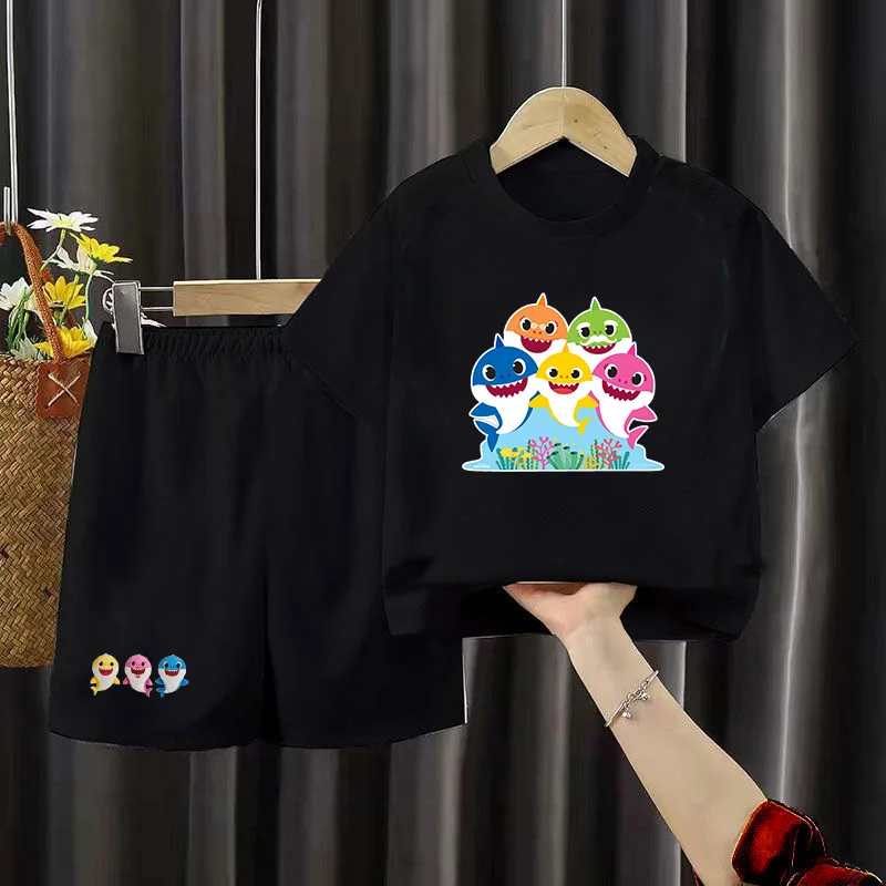 Super cool Cartoon shark Clothes Children Clothing Summer Short T-Shirt Tracksuit For Boys Sport Suits anime clothes 4-14 years
Super cool Cartoon shark Clothes Children Clothing Summer Short T-Shirt Tracksuit For Boys Sport Suits anime clothes 4-14 years