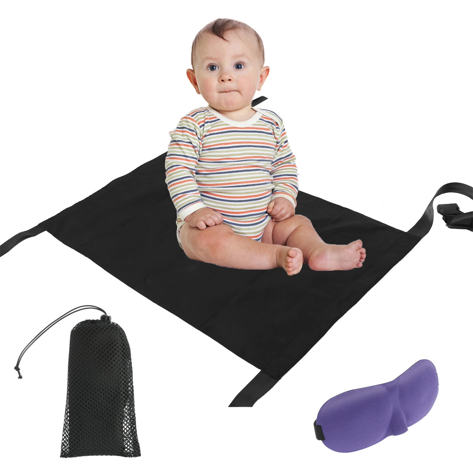 Kids Airplane Footrest Portable Kids Airplane Seat Extender with Eye Mask Storage Bag Foldable Airplane Foot Hammock Comfortable
Kids Airplane Footrest Portable Kids Airplane Seat Extender with Eye Mask Storage Bag Foldable Airplane Foot Hammock Comfortable