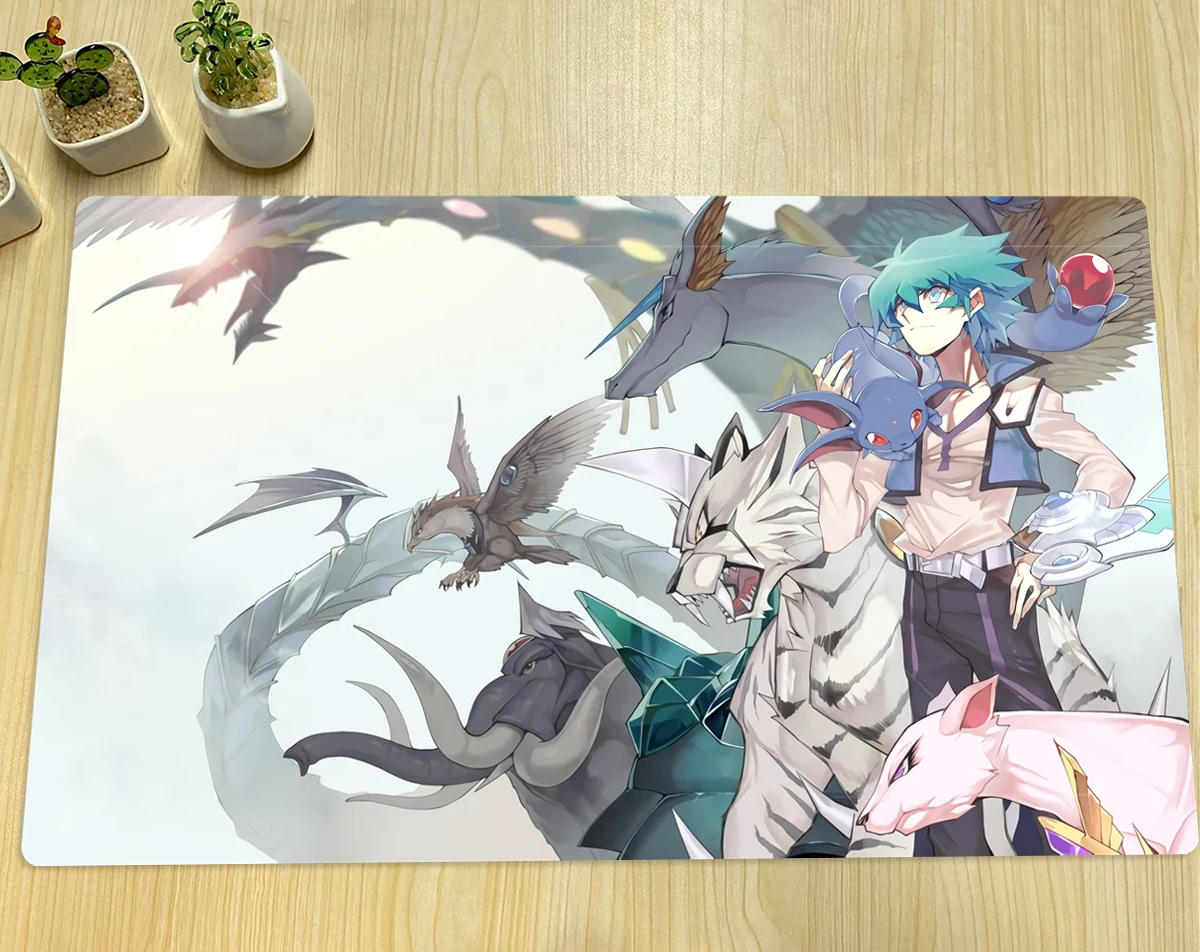 YuGiOh Playmat Crystal Beast TCG CCG Board Game Trading Card Game Mat Custom Anime Mouse Pad Rubber Desk Mat Zones & Bag 60x35cm
YuGiOh Playmat Crystal Beast TCG CCG Board Game Trading Card Game Mat Custom Anime Mouse Pad Rubber Desk Mat Zones & Bag 60x35cm