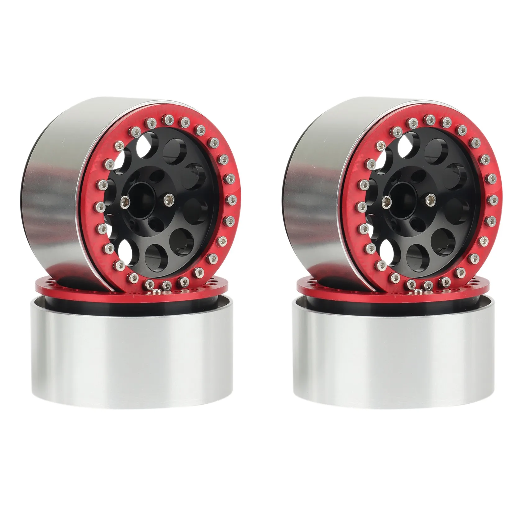 4PCS Metal 2.2 Beadlock Wheel Hub Rim for 1/10 RC Crawler Axial SCX10 RR10 Wraith 90056 90048 Traxxas TRX4 TRX-6,5
4PCS Metal 2.2 Beadlock Wheel Hub Rim for 1/10 RC Crawler Axial SCX10 RR10 Wraith 90056 90048 Traxxas TRX4 TRX-6,5