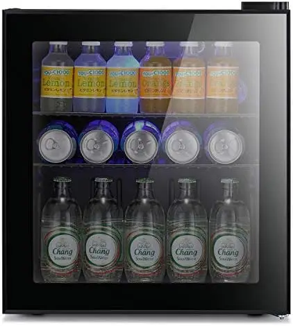 Star Mini Fridge Cooler - 70 Can Beverage Refrigerator Black Glass Door for Beer Soda or Wine \u2013Small Drink Dispenser Machin
Star Mini Fridge Cooler - 70 Can Beverage Refrigerator Black Glass Door for Beer Soda or Wine \u2013Small Drink Dispenser Machin