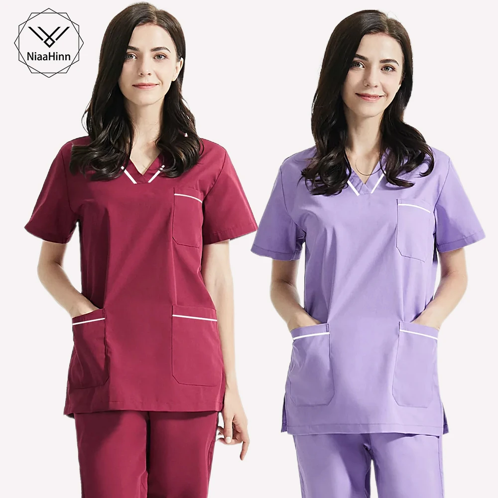 Набор скрабов для стоматологии, однотонные лабораторные униформы для медсестер, медицинские принадлежности, рабочая одежда для груминга д... 
Набор скрабов для стоматологии, однотонные лабораторные униформы для медсестер, медицинские принадлежности, рабочая одежда для груминга д...