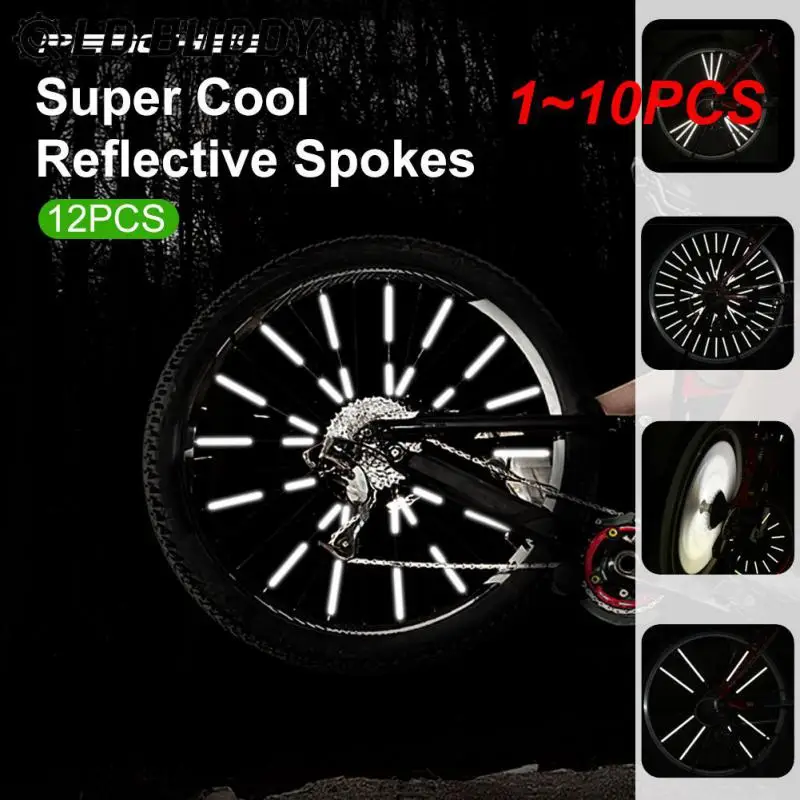 

1~10PCS Weather-resistant Reflector Tubes Enhance Safety Safety Light Easy To Install High Visibility Reflective Stickers