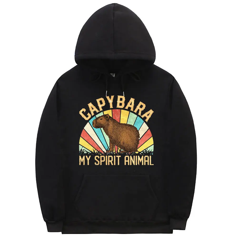 Capybara My Spirit Animal Print Hoodie Retro Streetwear Men's Oversized Fashion Sweatshirt Men Women Casual Loose Funny Hoodies
Capybara My Spirit Animal Print Hoodie Retro Streetwear Men's Oversized Fashion Sweatshirt Men Women Casual Loose Funny Hoodies