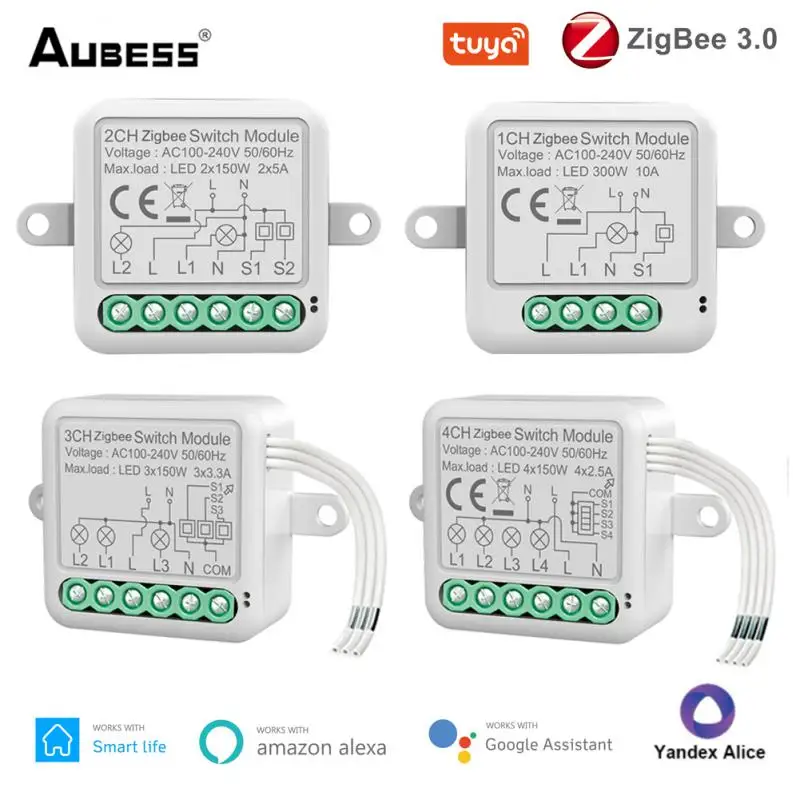 Модуль переключателя Tuya ZigBee 3,0, умный дом «сделай сам», выключатель, 1, 2, 3, 4 клавиши, поддержка 2-стороннего управления, работает с Alexa, Google Home Я...
Модуль переключателя Tuya ZigBee 3,0, умный дом «сделай сам», выключатель, 1, 2, 3, 4 клавиши, поддержка 2-стороннего управления, работает с Alexa, Google Home Я...
