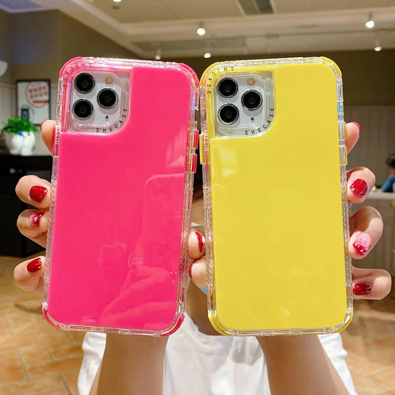 Противоударный чехол-бампер карамельного цвета для iPhone 11 Mini 12 Pro Max XR X XS Max 7 8Plus 12 11 Pro, Прозрачная мягкая задняя крышка
Противоударный чехол-бампер карамельного цвета для iPhone 11 Mini 12 Pro Max XR X XS Max 7 8Plus 12 11 Pro, Прозрачная мягкая задняя крышка