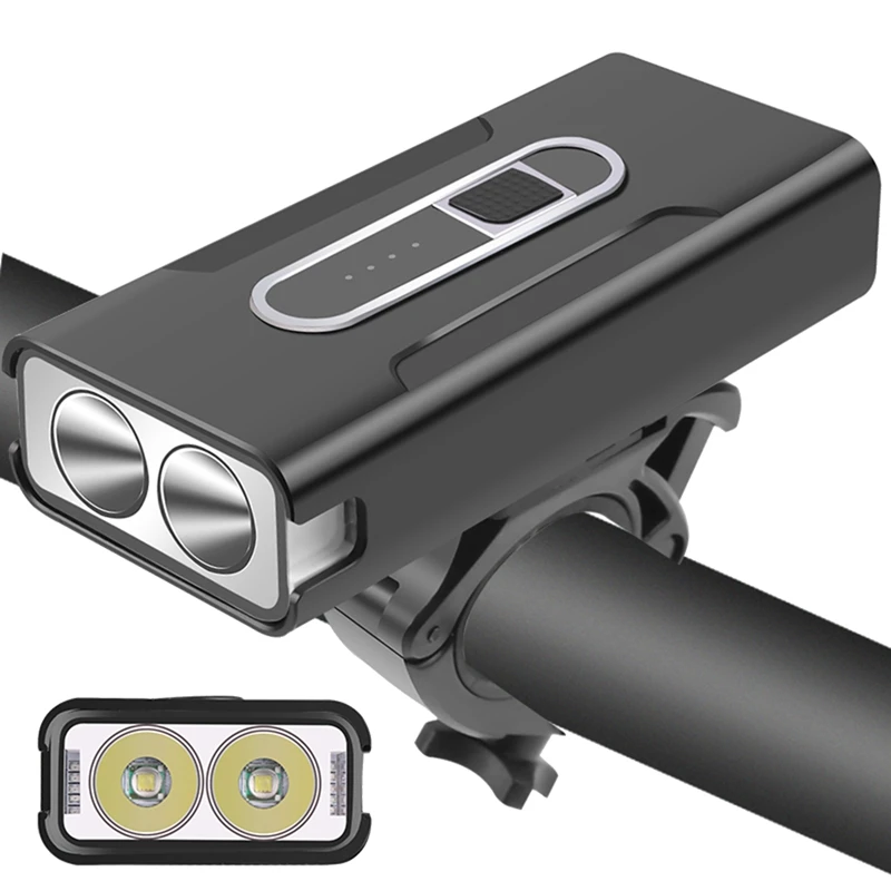 USB Rechargeable Handlebar Headlight Front Bike Light T6 LED Lamp Built-in Rechargeable Battery for Cycling
USB Rechargeable Handlebar Headlight Front Bike Light T6 LED Lamp Built-in Rechargeable Battery for Cycling