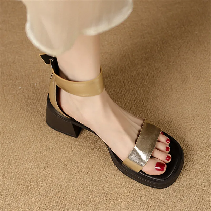 2023 Summer Sandals Shoes for Women Square Toe High Heeled Sandals Roman Shoes Open Toe Women Sandals High Heels Zapatos Mujer
2023 Summer Sandals Shoes for Women Square Toe High Heeled Sandals Roman Shoes Open Toe Women Sandals High Heels Zapatos Mujer