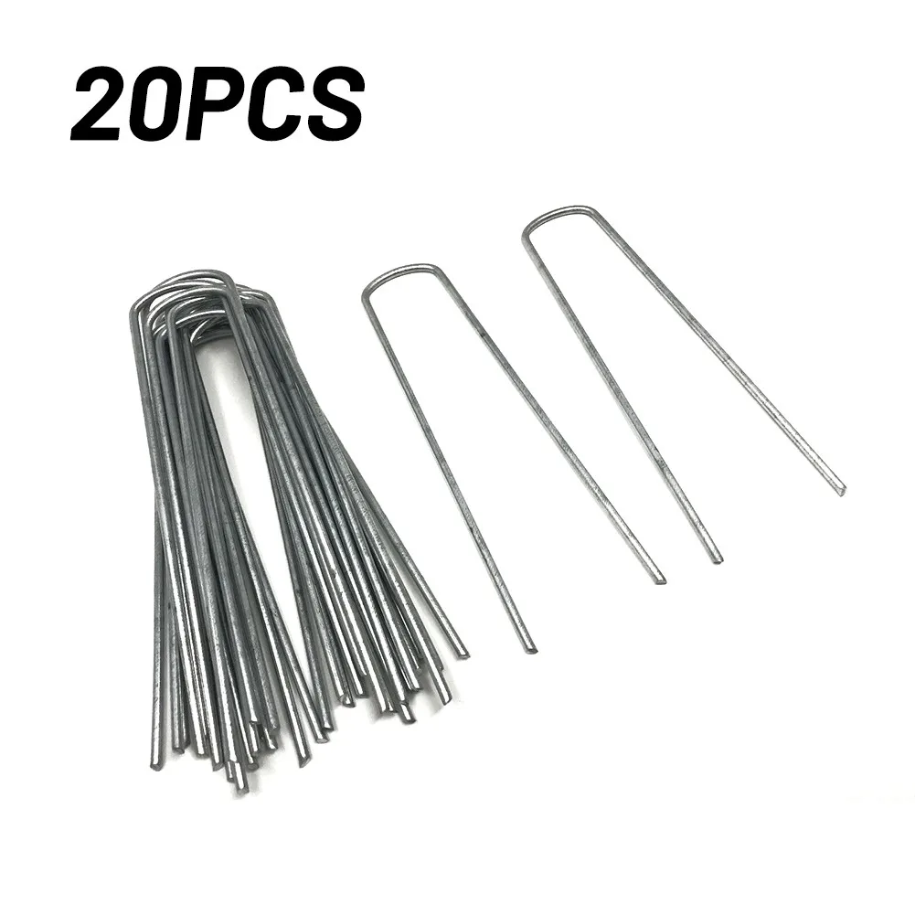 20pcs U-shaped Ground Nail For Garden Greening Plant Fixation Artificial Turf Galvanized Steel Nail U-shaped Ground Nail
20pcs U-shaped Ground Nail For Garden Greening Plant Fixation Artificial Turf Galvanized Steel Nail U-shaped Ground Nail