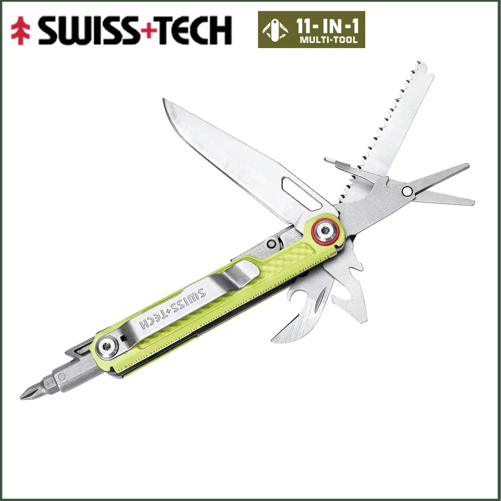 SWISS TECH 11 в 1 многофункциональный инструмент
SWISS TECH 11 в 1 многофункциональный инструмент