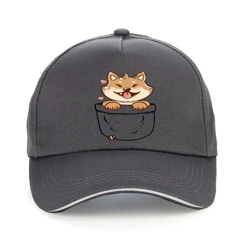 New cap hat 100% Cotton Mens Baseball Cap Shiba Inu In Your Pocket Kawaii Tops Dog Print Man Cotton Clothes
New cap hat 100% Cotton Mens Baseball Cap Shiba Inu In Your Pocket Kawaii Tops Dog Print Man Cotton Clothes