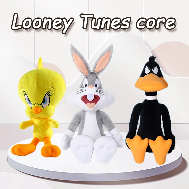 

Free Shipping Looney Tunes 51CM Bugs Bunny Plush Toy Tweety Bird Taffy Duck Anime Movie Figure Plushies Stuffed Animal Doll Toys