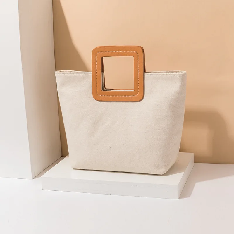 Дизайнерская Изысканная хлопчатобумажная Холщовая Сумка для женщин, однотонная сумка-шоппер для покупок, повседневные тоуты, повседневные... 
Дизайнерская Изысканная хлопчатобумажная Холщовая Сумка для женщин, однотонная сумка-шоппер для покупок, повседневные тоуты, повседневные...