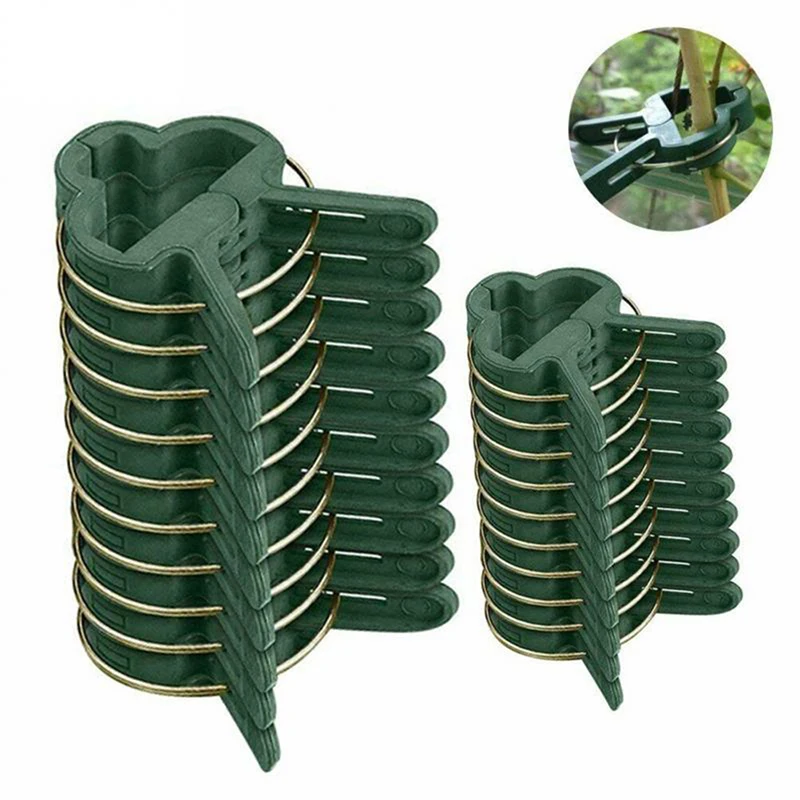 20pcs Plant Support Clips Flower and Vine Garden Tomato Plant Support Clips Reusable Weatherproof No Rust
20pcs Plant Support Clips Flower and Vine Garden Tomato Plant Support Clips Reusable Weatherproof No Rust