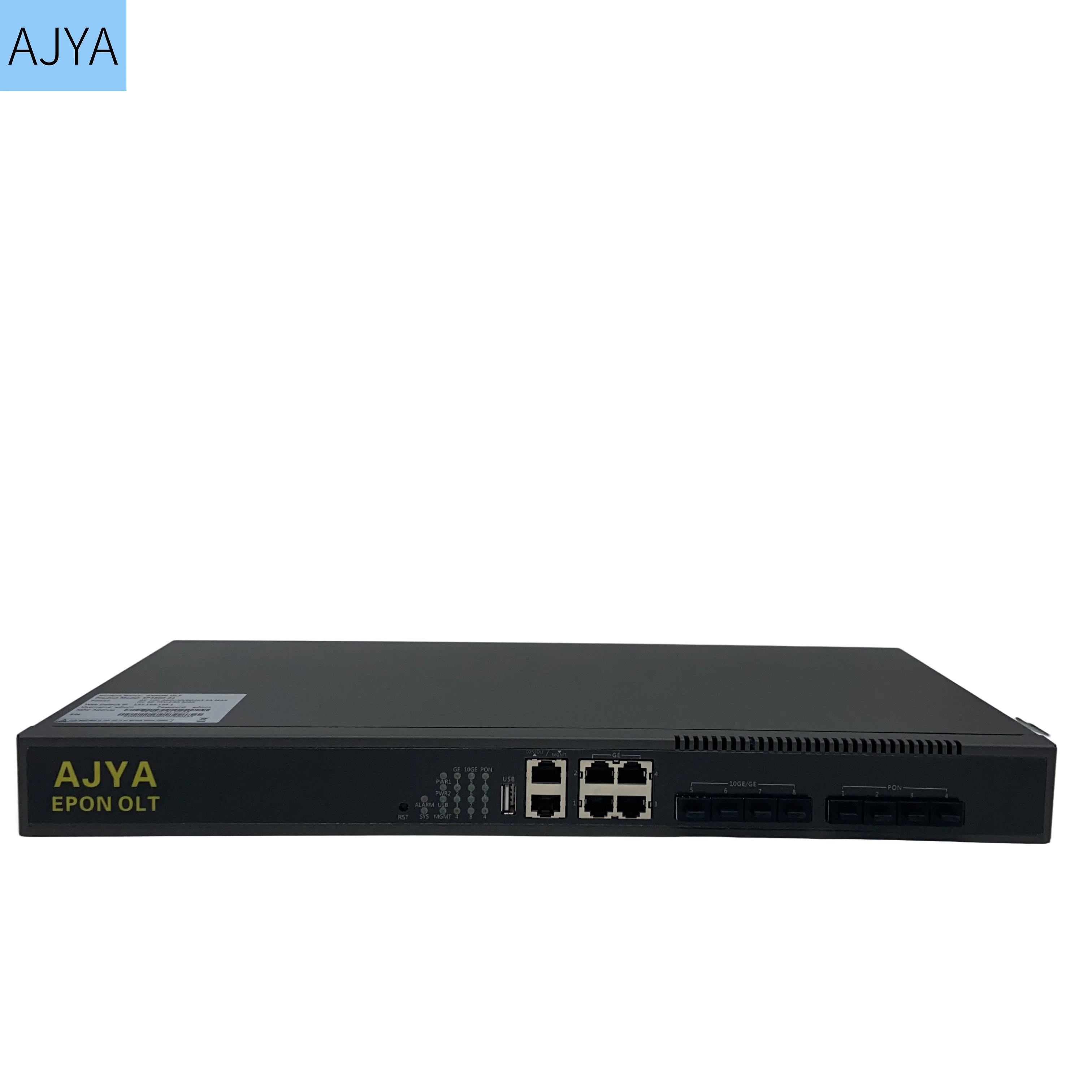 AJYA EPON OLT с 4 10G разблокированными портами Uplink, совместимыми с Fiberhome HSGQ HUAWEI ZTE ONU
AJYA EPON OLT с 4 10G разблокированными портами Uplink, совместимыми с Fiberhome HSGQ HUAWEI ZTE ONU