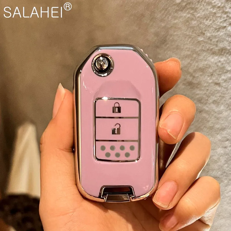 Soft TPU Electroplated Car Key Case For Honda HRV CRV XRV FIT CRIDER Accord SPIRIOR Pilot CIVIC VEZEL CITY JADE Auto Accessories
Soft TPU Electroplated Car Key Case For Honda HRV CRV XRV FIT CRIDER Accord SPIRIOR Pilot CIVIC VEZEL CITY JADE Auto Accessories