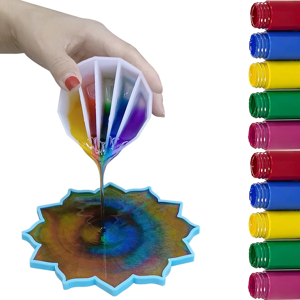 Silicone Distributing Cups Liquid Pigment Color Mixing Toning Dispensing Cup For DIY Epoxy Resin Crafts Jewelry Making Tools
Silicone Distributing Cups Liquid Pigment Color Mixing Toning Dispensing Cup For DIY Epoxy Resin Crafts Jewelry Making Tools