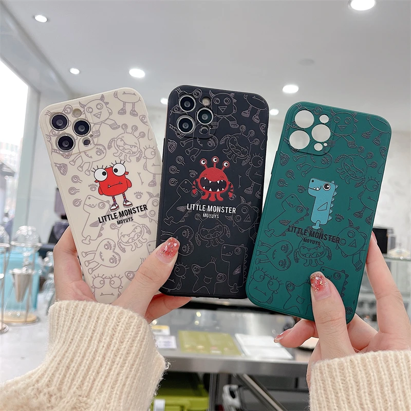 Силиконовый защитный чехол для iphone 13 mini 12 11 13 pro max xs xr x 8 7 plus se 2020, креативный чехол с изображением маленького монстра для iphone 12 13 1
Силиконовый защитный чехол для iphone 13 mini 12 11 13 pro max xs xr x 8 7 plus se 2020, креативный чехол с изображением маленького монстра для iphone 12 13 1