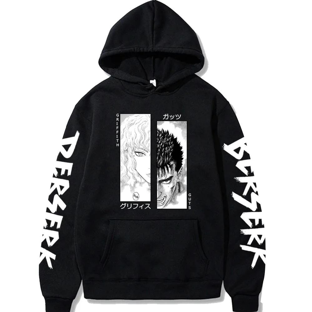 2022 Hot Sale Men's Hoodie Japanese Anime Berserk Guts Griffith Print Unisex Long Sleeve Pullover Sweatshirt
2022 Hot Sale Men's Hoodie Japanese Anime Berserk Guts Griffith Print Unisex Long Sleeve Pullover Sweatshirt