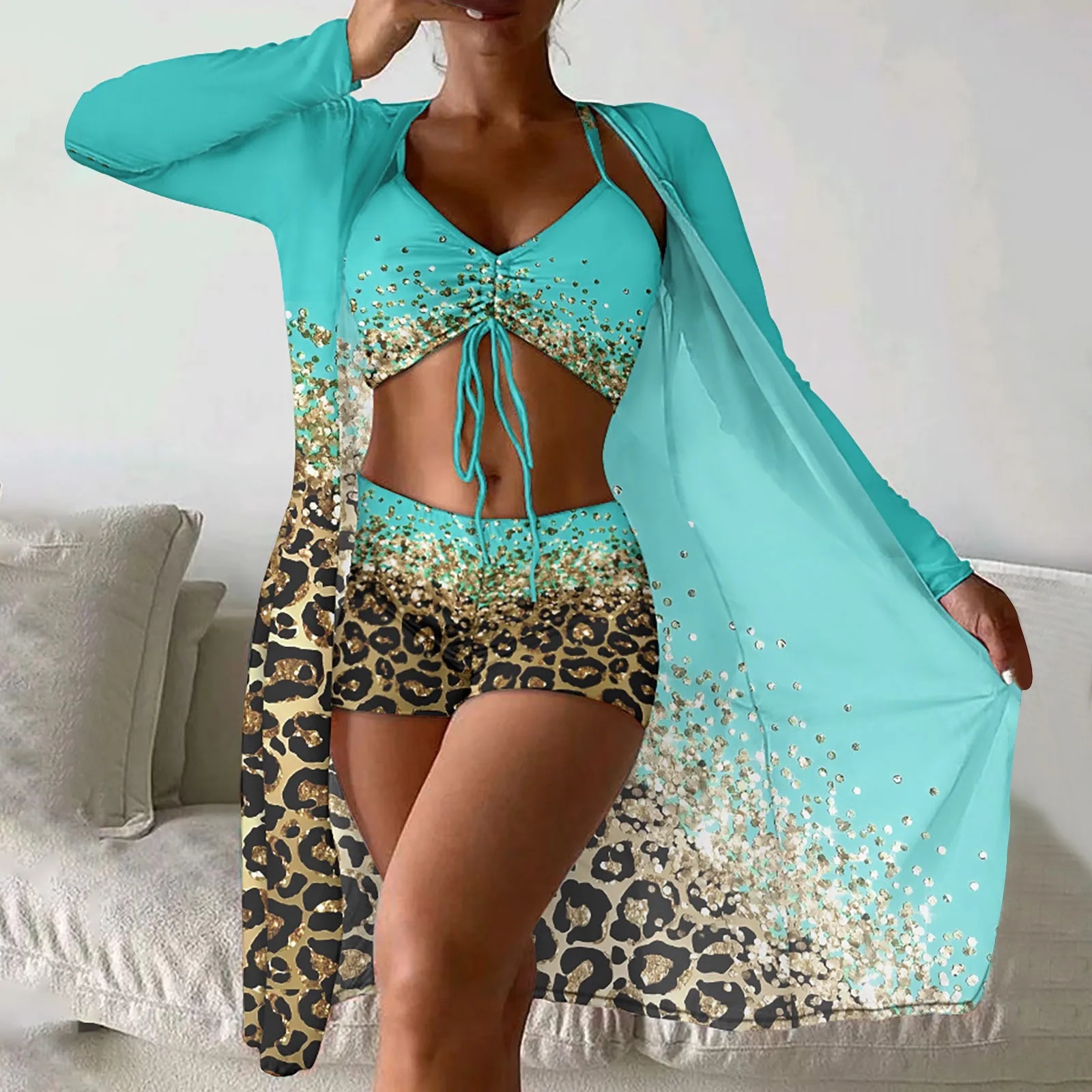 Women Fashion Print Wear High Waist Sexy Bikini Hawaii Solid Swimsuit High Waist Bikinis Summer Beach Wear Swimming
Women Fashion Print Wear High Waist Sexy Bikini Hawaii Solid Swimsuit High Waist Bikinis Summer Beach Wear Swimming