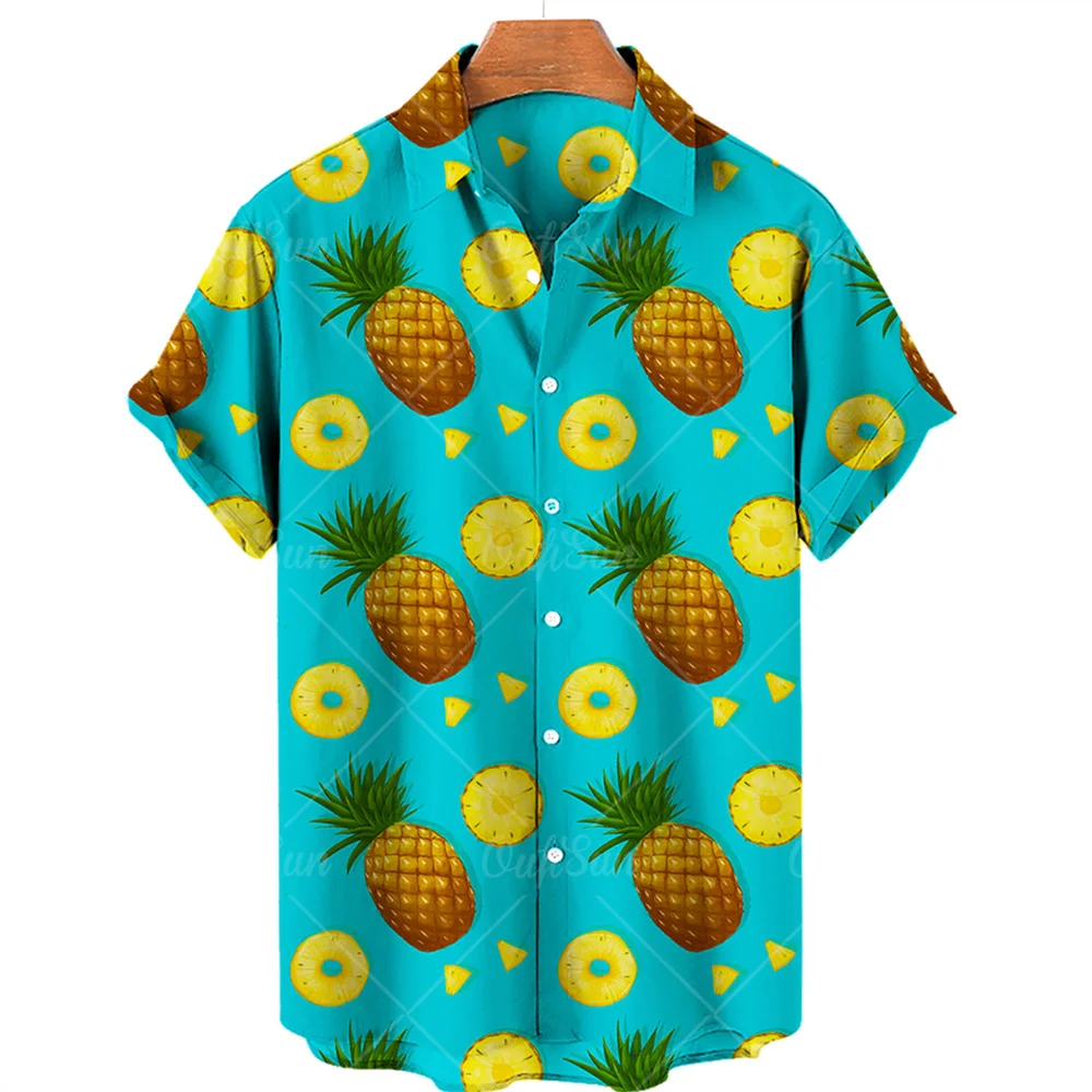 Hawaiian Beach Men's Shirt, Fruit Flower Print Shirt, Casual Short Sleeve Summer Top, Lapel, Single Button, Large 5XL
Hawaiian Beach Men's Shirt, Fruit Flower Print Shirt, Casual Short Sleeve Summer Top, Lapel, Single Button, Large 5XL