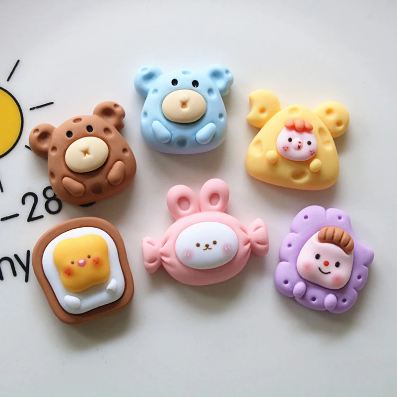 10pcs Mini Kawaii Cartoon Biscuit Resin Flat Back Cabochons Scrapbook Diy Party Hairpin Accessories Home Decoration Craft
10pcs Mini Kawaii Cartoon Biscuit Resin Flat Back Cabochons Scrapbook Diy Party Hairpin Accessories Home Decoration Craft