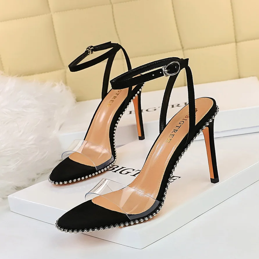 BIGTREE Shoes Buckle Strap High Heels 2022 New Women Heels Sandals Stiletto 9.5cm Sexy Heels Party Shoes Women Pumps Ladies Shoe
BIGTREE Shoes Buckle Strap High Heels 2022 New Women Heels Sandals Stiletto 9.5cm Sexy Heels Party Shoes Women Pumps Ladies Shoe