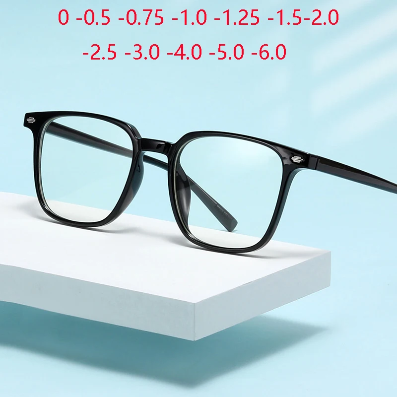 Diopter 0 -0.5 -0.75 To -6.0 Anti Blue Rays Square Computer Glasses With Prescription Eywear TR90 Myopia Photochromic Eyeglasses
Diopter 0 -0.5 -0.75 To -6.0 Anti Blue Rays Square Computer Glasses With Prescription Eywear TR90 Myopia Photochromic Eyeglasses
