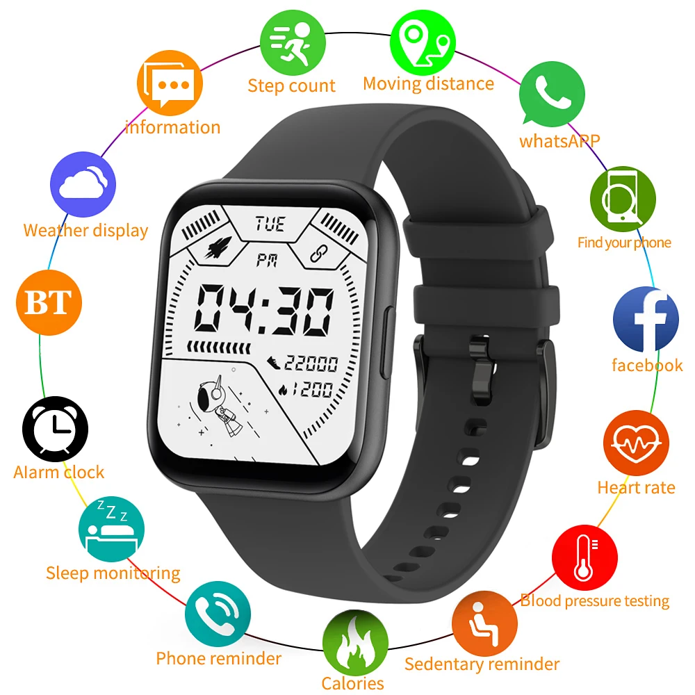 2022 Smart Watch 1.7" Watch MenWaterproof Heart Rate Blood pressure Women Smartwatch Bluetooth Call Waterproof Sport Smartwatch
2022 Smart Watch 1.7" Watch MenWaterproof Heart Rate Blood pressure Women Smartwatch Bluetooth Call Waterproof Sport Smartwatch