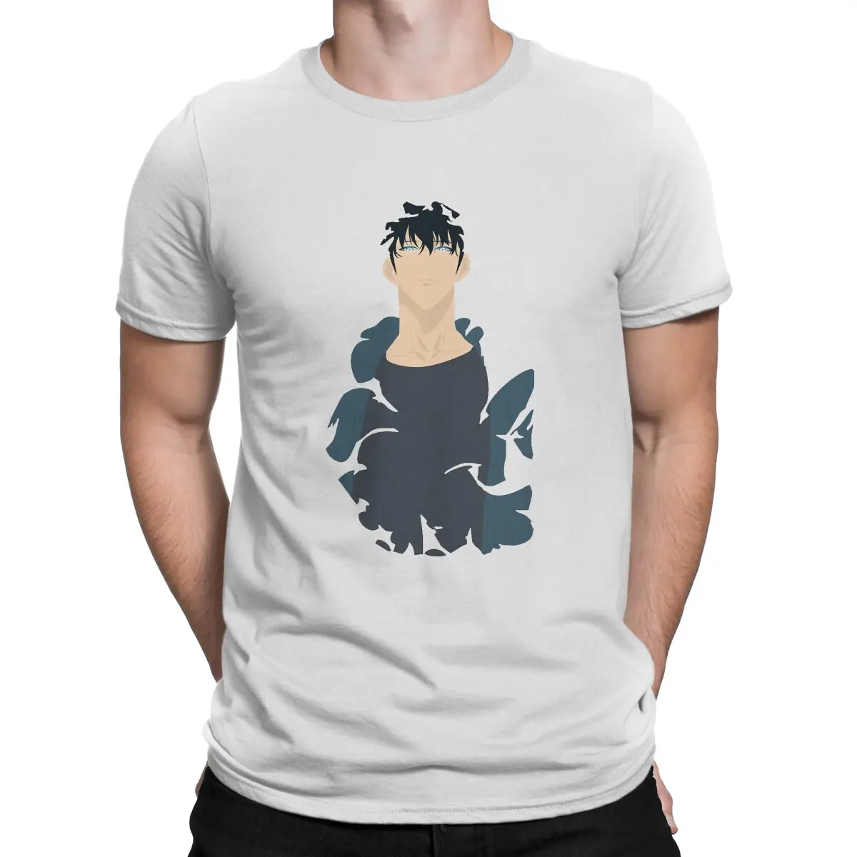 Men's Sung Jin Woo T Shirts Solo Leveling Pure Cotton Tops Vintage Short Sleeve Crewneck Tee Shirt Adult T-Shirt
Men's Sung Jin Woo T Shirts Solo Leveling Pure Cotton Tops Vintage Short Sleeve Crewneck Tee Shirt Adult T-Shirt