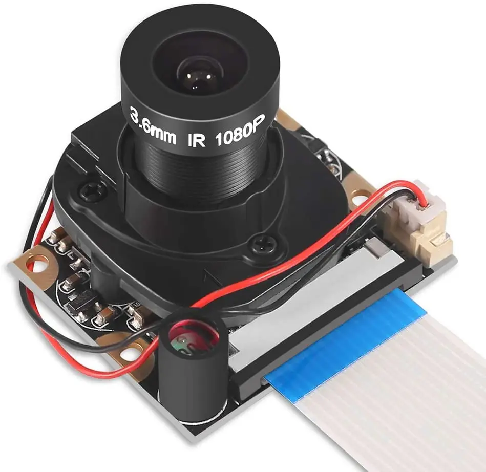 Raspberry Pi 4 B 3 B+ Camera Module Automatic IR-Cut Switching Day/Night Vision Video Module Adjustable Focus 5MP 1080p
Raspberry Pi 4 B 3 B+ Camera Module Automatic IR-Cut Switching Day/Night Vision Video Module Adjustable Focus 5MP 1080p