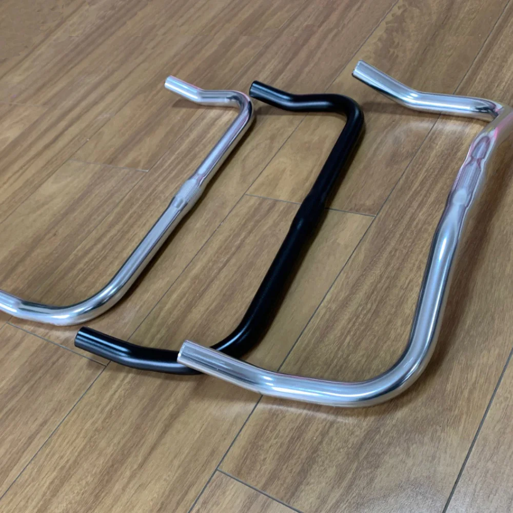 

lightweight track bike handlebars aluminum alloy bullhorn bicycle handle bars racing bike bent bar Fixed Gear bars 400*25.4MM