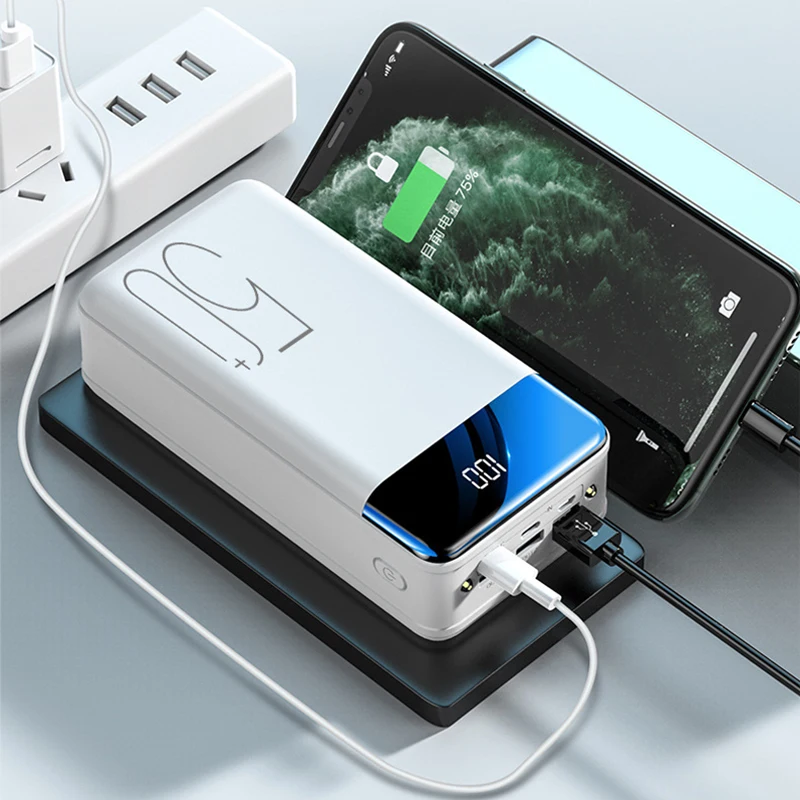 Power Bank 50000mAh PD22.5W USB C Type C Fast Charging PowerBank PoverBank External Battery Charger For Xiaomi Mi 9 8 iPhone
Power Bank 50000mAh PD22.5W USB C Type C Fast Charging PowerBank PoverBank External Battery Charger For Xiaomi Mi 9 8 iPhone