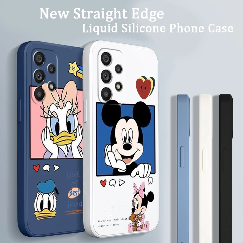 Disney Mickey Donald Duck Liquid Rope Funda Phone Case For Samsung A73 A53 A33 A52 A32 A23 A22 A71 A51 A21S A03S A50 A30 5G
Disney Mickey Donald Duck Liquid Rope Funda Phone Case For Samsung A73 A53 A33 A52 A32 A23 A22 A71 A51 A21S A03S A50 A30 5G